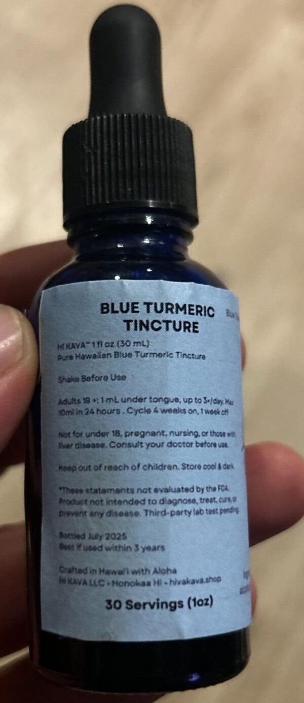Blue Turmeric Tincture - Image 2